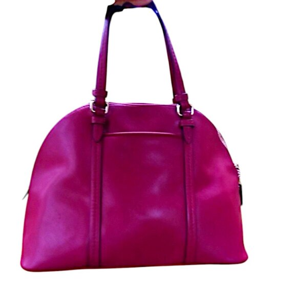 Coach Wine Color Leather LIKE NEW Shoulder Bag no callouts - Picture 2 of 7